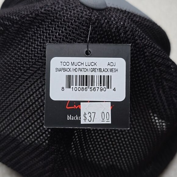 NWT Black Clover Too Much Luck Snapback Hat - Picture 7 of 7